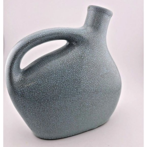 Vintage Mohawk‎ Liqueur  R-4 Blue Decanter Ceramic Pottery Jug No Stopper - Picture 2 of 9